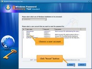 Windows Password Recovery Tool screenshot